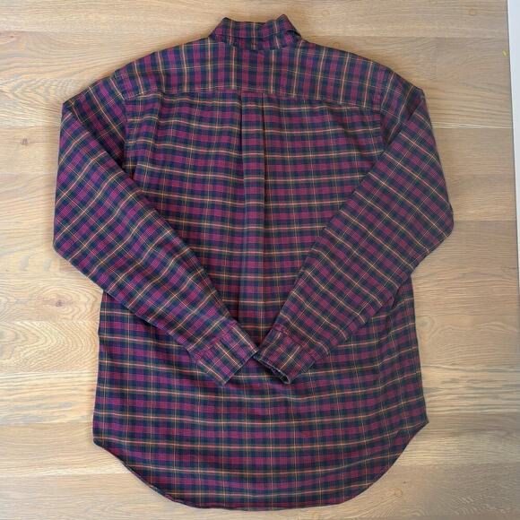 VTG 90's Ralph Lauren Classic Fit Button Down Pony Logo Shirt Mens Size Medium - Picture 4 of 6